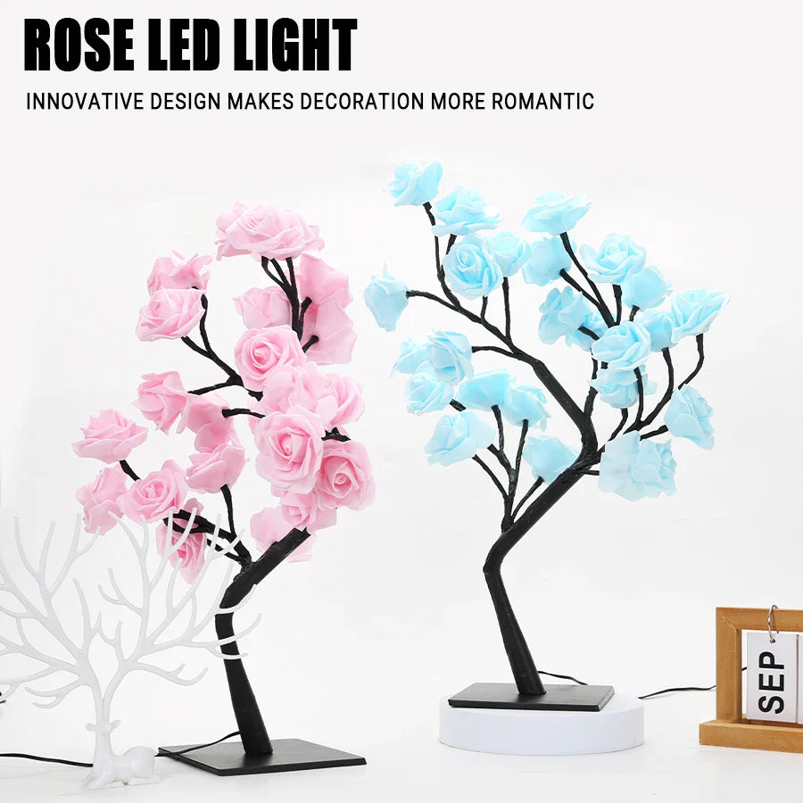 Enchanting LED Rose Tree Lamp