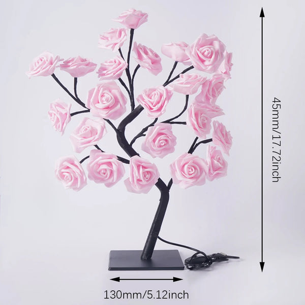 Enchanting LED Rose Tree Lamp